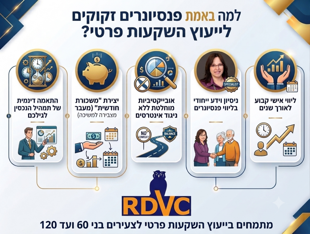 למה פנסיונרים צריכים ייעוץ השקעות פרטי